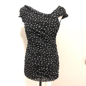 WHBM polka dot top.